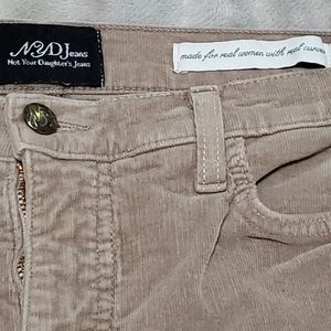 NWOT Not Your Daughters Jeans Corduroy pants